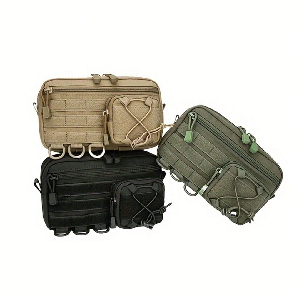 Тактическая поясная сумка EDC, поясная сумка MOLLE для занятий спортом на открытом воздухе, прочные портативные охотничьи сумки с несколькими карманами, мужская поясная сумка