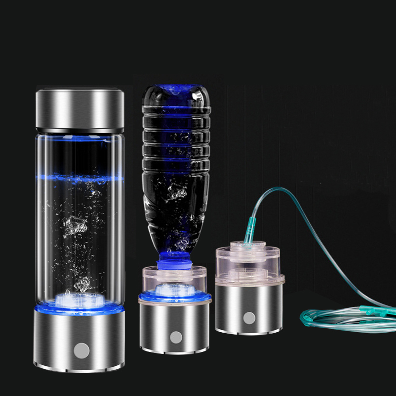 Titanium Draagbare Waterstofrijke Water Cup Water Ionisator Maker/Generator Super Antioxidanten ORP Waterstof Alkaline Waterfles