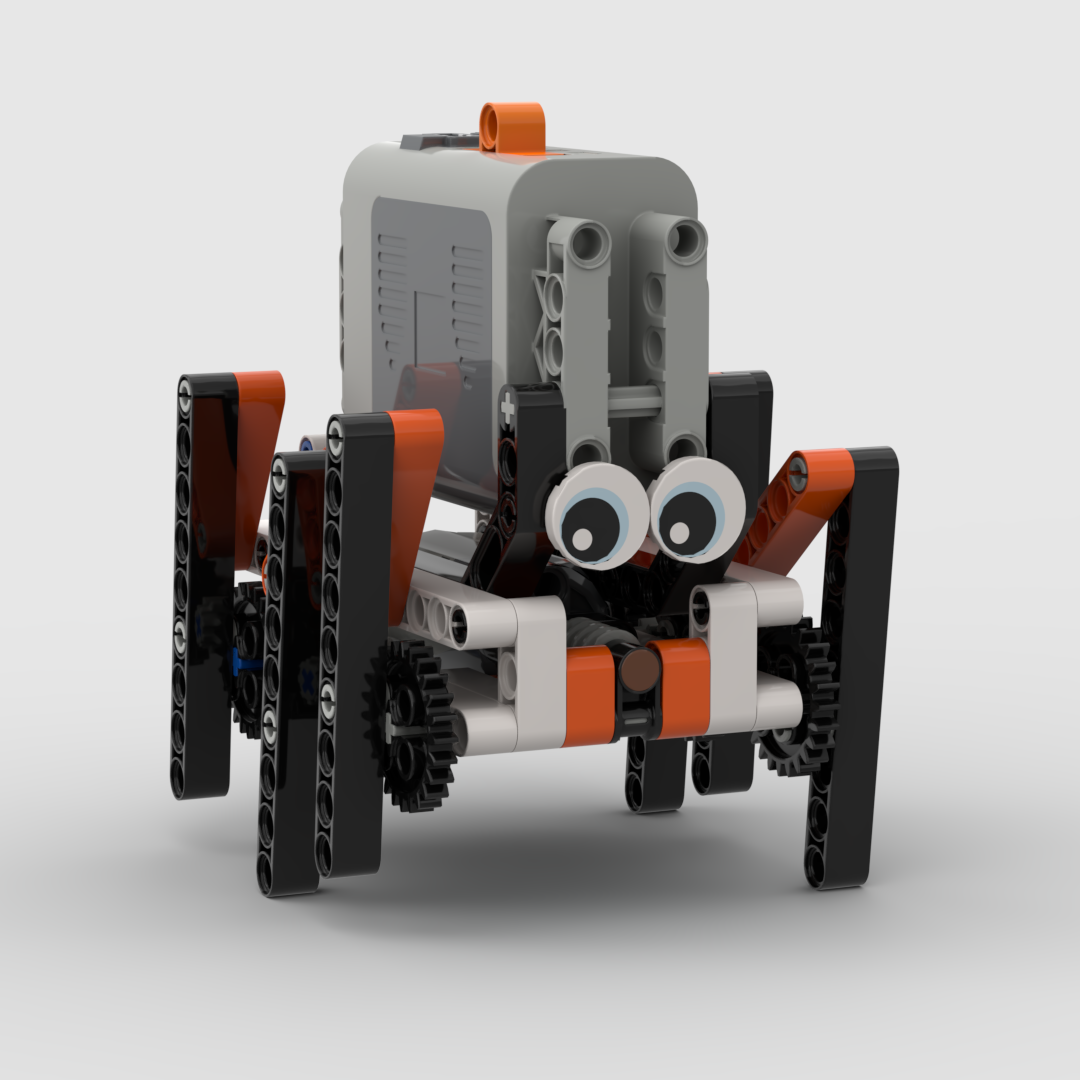 MOC Technische Bausteine Power-Function-Motorteile 6-Beiniger Laufroboter Bionische Spinnen-Bausteine DIY Puzzle-Spielzeug