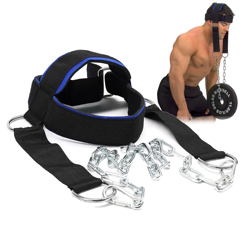 머리 목 훈련 머리 하네스 무게 베어링 캡 신체 Strengh 조정 가능한 운동 스트랩 목 근육 파워 훈련 체육관 피트니스