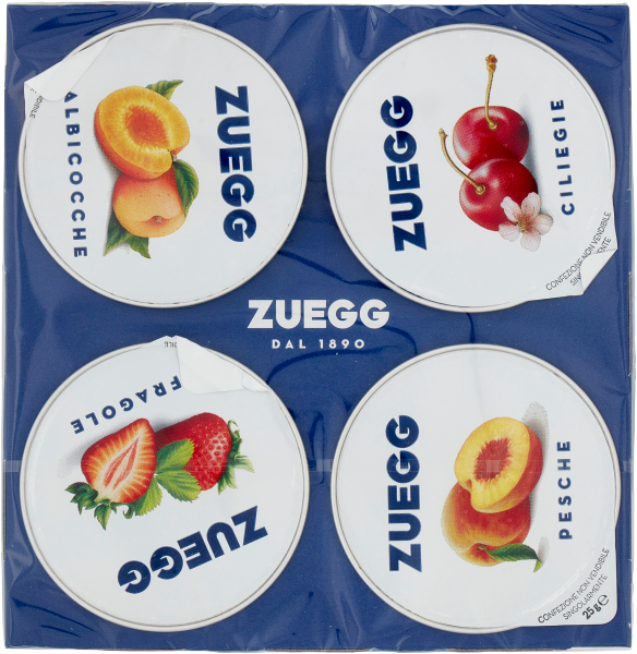 Poker sortiti Marmelade Mix 4x25g-zuegg