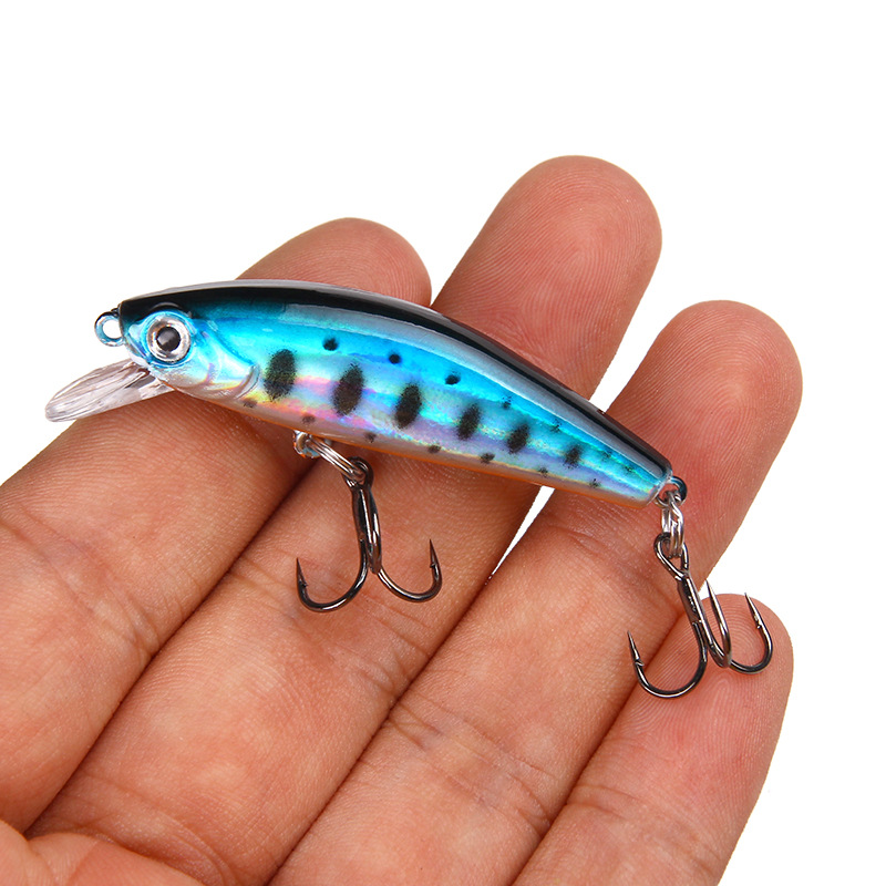 Minnow Fishing Lure 5.5/7.5cm 6.5/10g Sinking Artificial Hard Bait Bass Wobblers Lures Crankbait Pike Treble Hooks Tackle