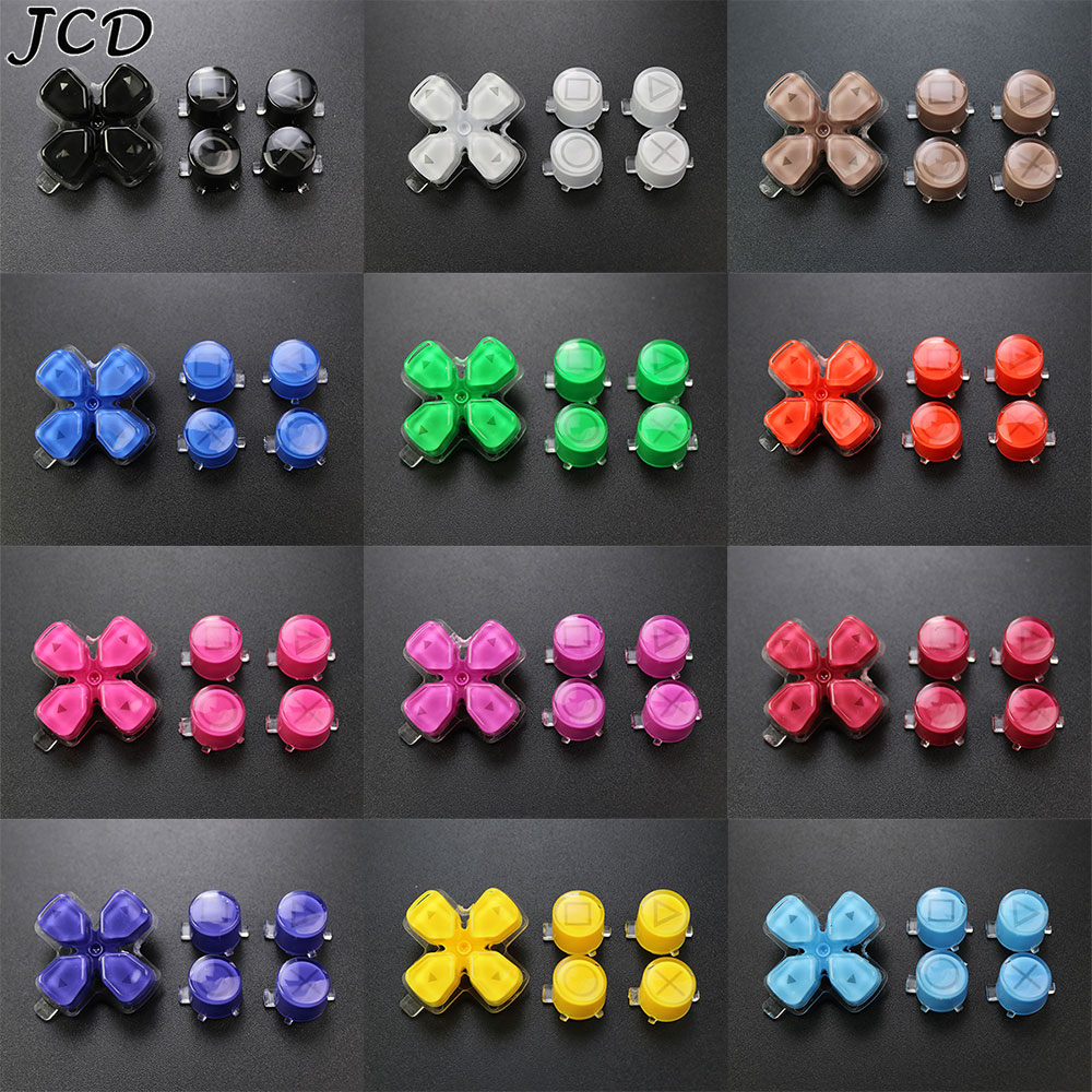 JCD dla kontrolera PS5 Gamepad D-Pad A B X Y krzyżowy kryształowy przycisk wymiana klawisza funkcji kierunku