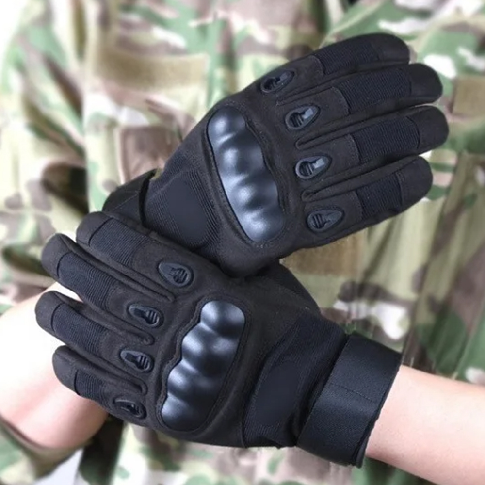 Luvas táticas para homens, luvas de dedos longos para esportes ao ar livre, ciclismo, fitness, pesca durante todo o ano, luvas para todos os dedos