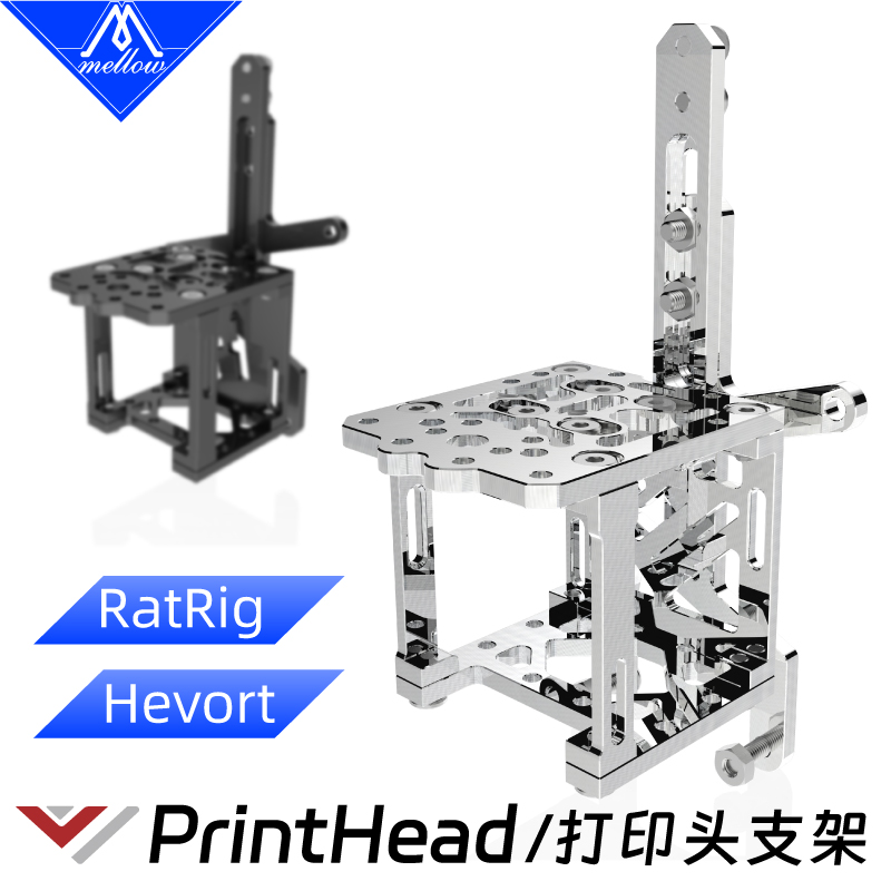Mellow CNC Aluminiowy RatRig i Uchwyt Głowicy Drukującej Hevort MGN9 do Goliath Crazy Dragon Hotend VZ Extruder Sherpa Mini Drukarki 3D