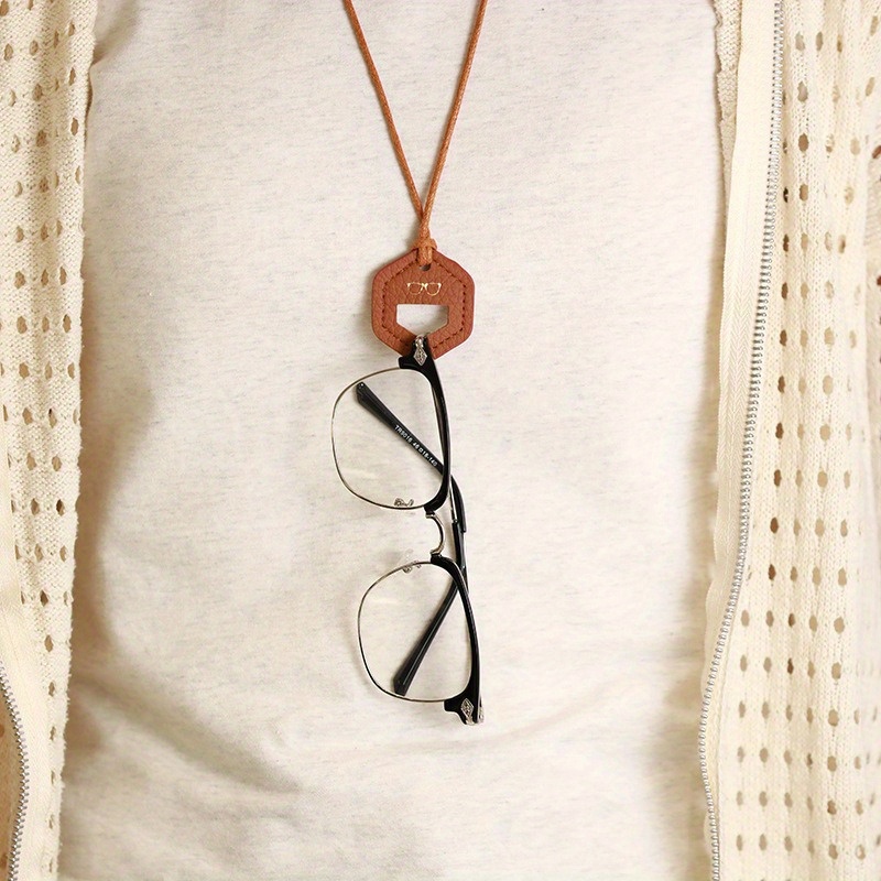 Cuerda para gafas, cuello de cuero de microfibra, cordón portátil, cuerda colgante, gafas de sol Unisex, retenedor de soporte para gafas