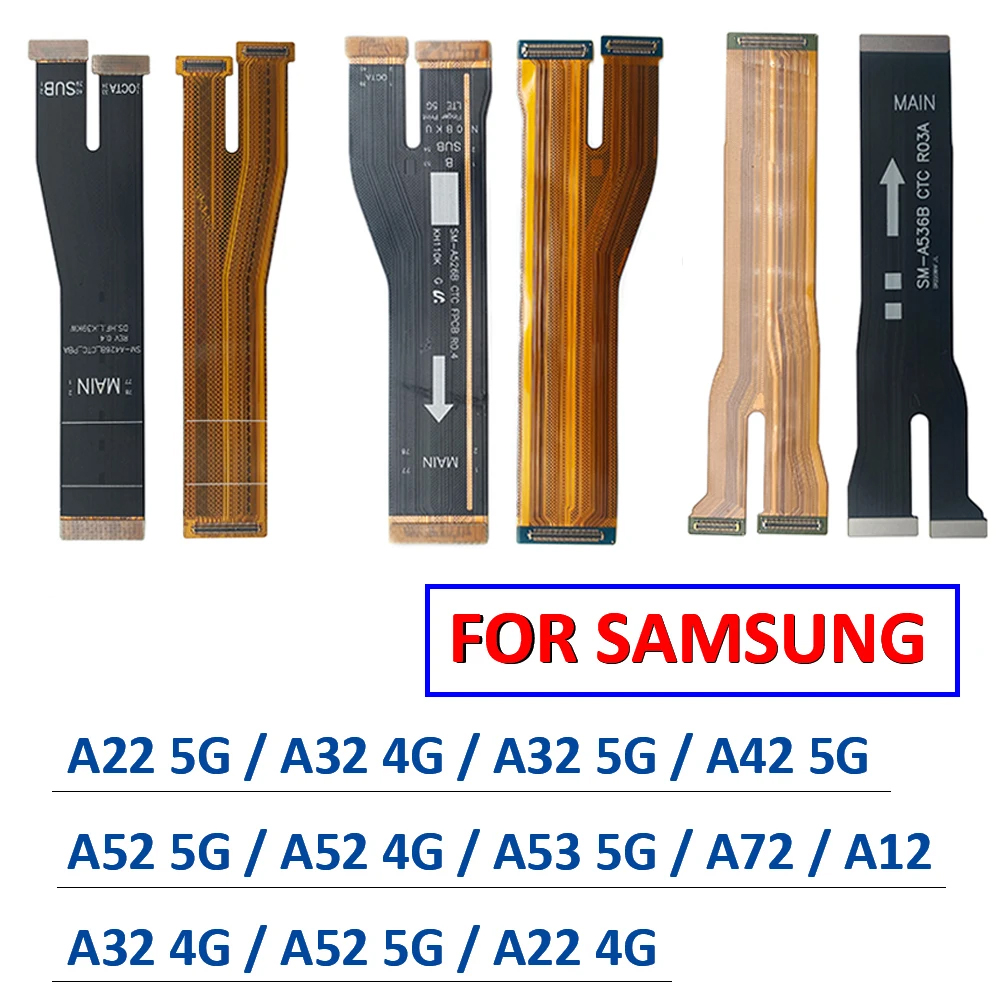 NOWOŚĆ Złącze płyty głównej LCD Flex Cable do Samsung A21 A72 A22 A33 A42 A52 A32 A24 4G A53 A54 5G A73 A35 A55 A34