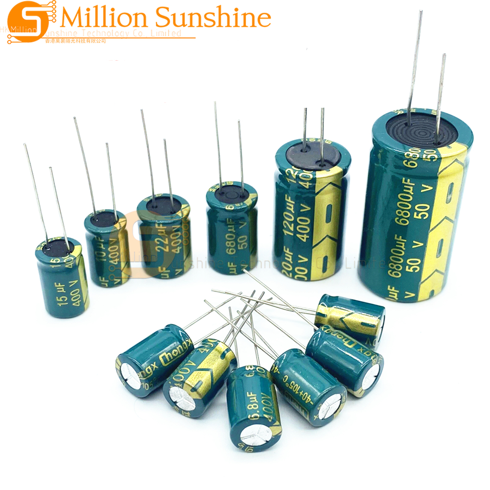 10V 16V 25V 35V 50V 400V 高周波低 ESR アルミコンデンサ 100UF 220UF 330UF 470UF 680UF 1000UF 1500UF 2200UF 3300UF