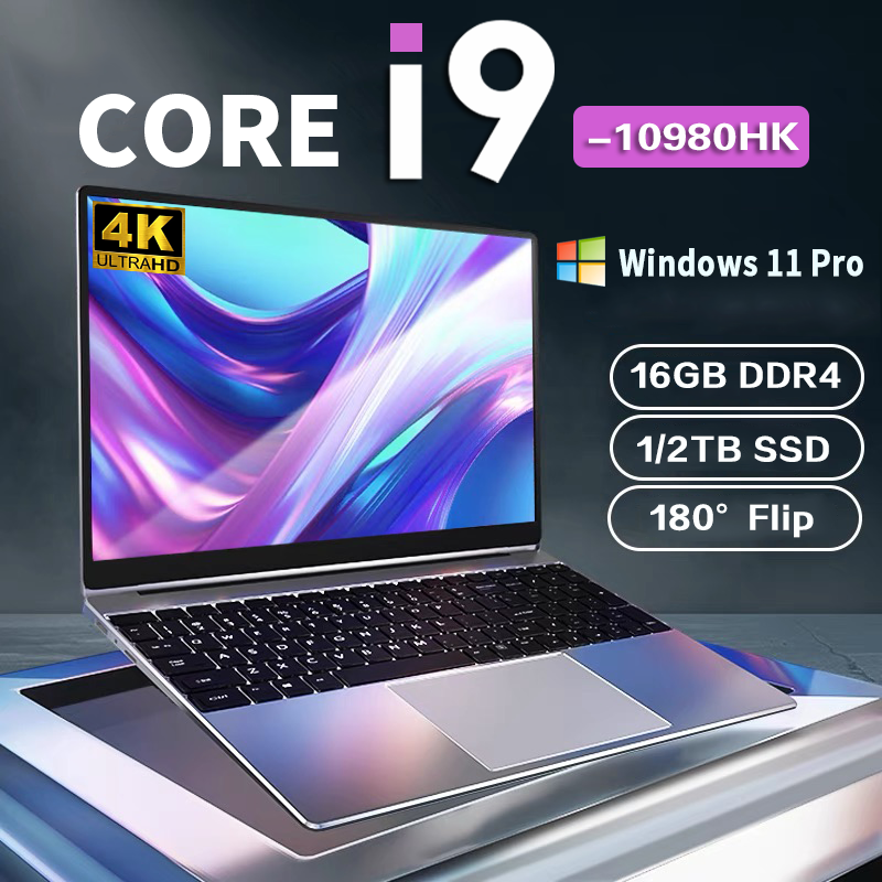 NEW Core i9-10980HK laptop 16GB RAM 1/2TB SSD Portable laptops  14.1-inch  Windows 11 Por  Notebook computer  Office Gaming
