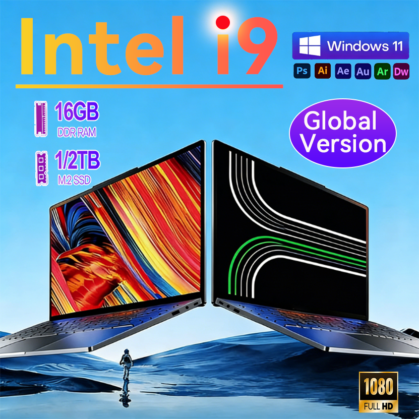 Nuevo portátil para juegos de 14.1” con i9, Windows 11, Intel Core i9-10980hk, 16GB de RAM, 1/2TB M.2 SSD, portátil para juegos 4K HD.