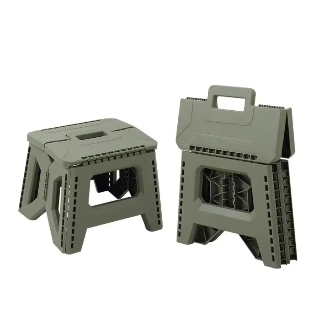 Cadeira dobrável com suporte de carga forte, cadeira resistente para uso em viagem, cadeira dobrável compacta com alça, suprimentos de acampamento