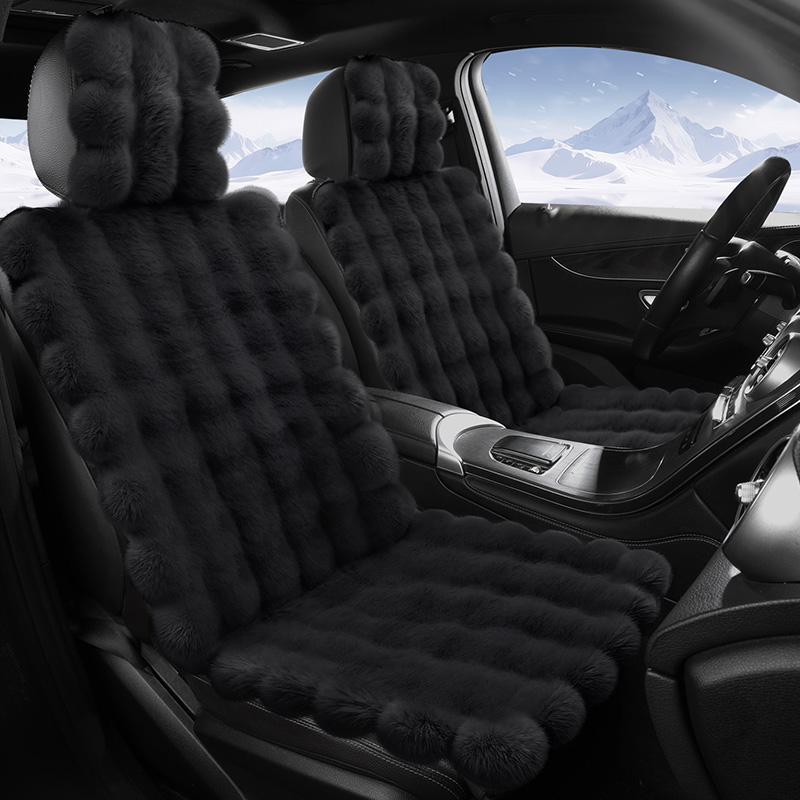 Sztuczny pluszowy pokrowiec na fotel samochodowy, zimowa poduszka do Buick All Enclave Cascada Encore Lacrosse Excelle Regal TourX, akcesoria samochodowe
