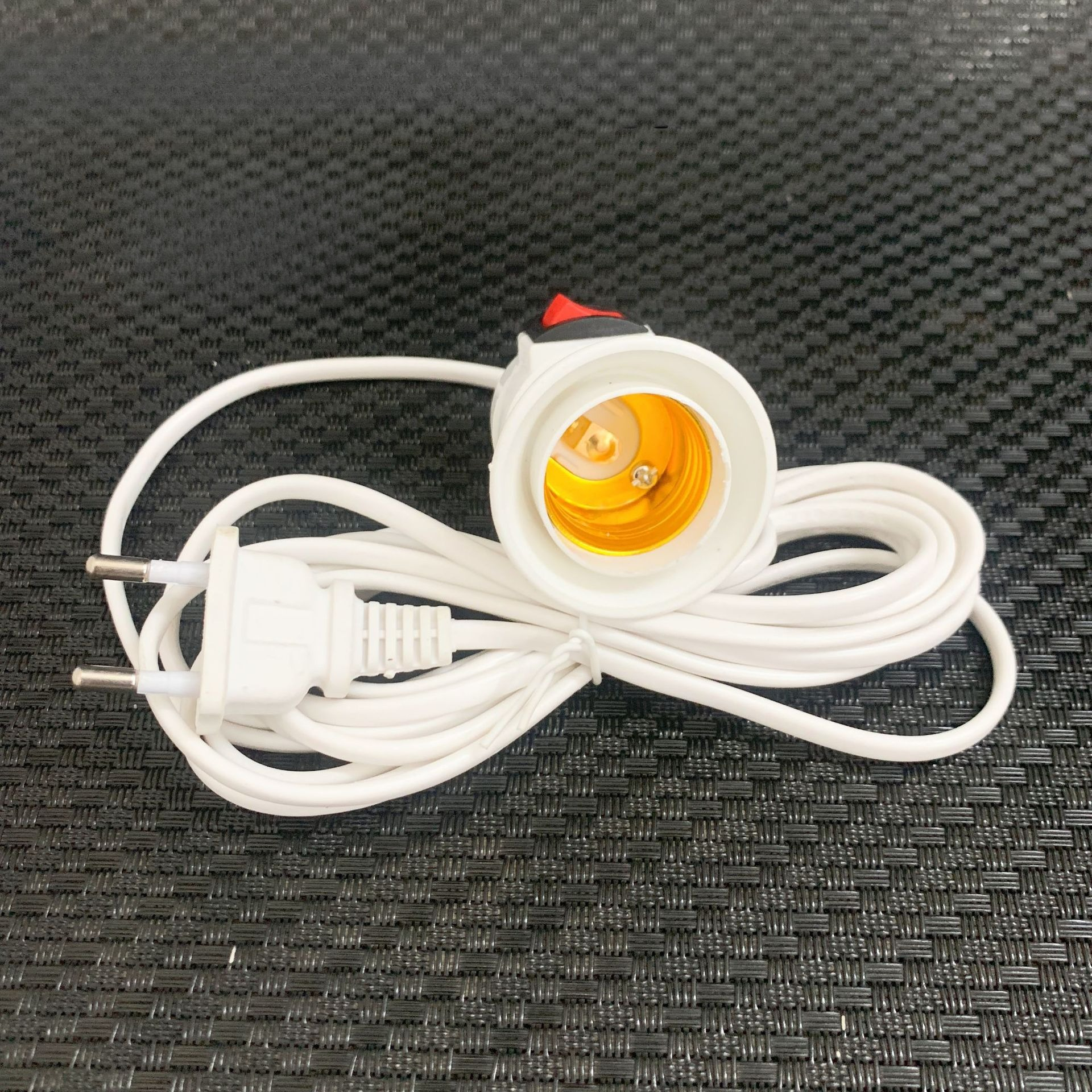 Soporte de luz colgante para plantas de interior E27, portalámparas de jardín con Cable, enchufe europeo con interruptor de encendido/apagado, portalámparas para luz de escritorio