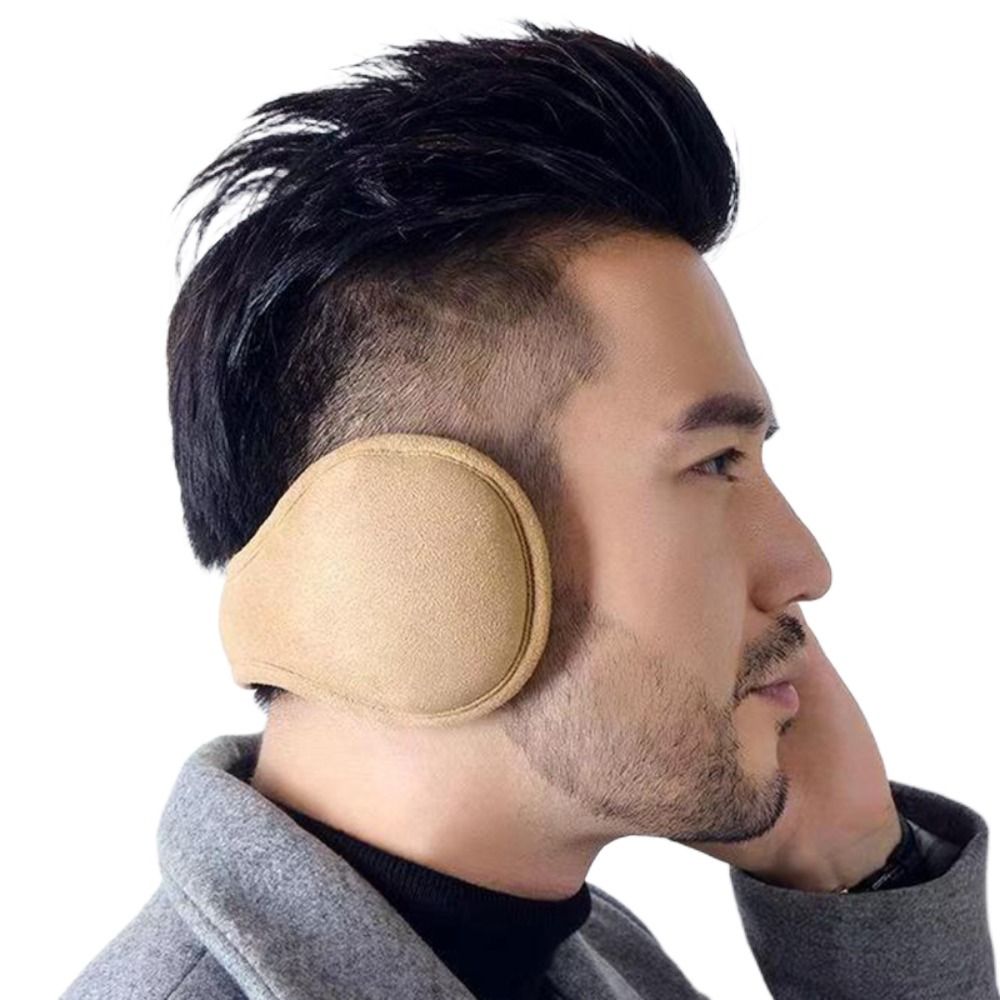 พับWindproof Unisexตุ๊กตาด้านหลังหัวProtectorแถบคาดศีรษะฝาครอบหูMan EarmuffหนาEarwarmerหญิงหูFlap
