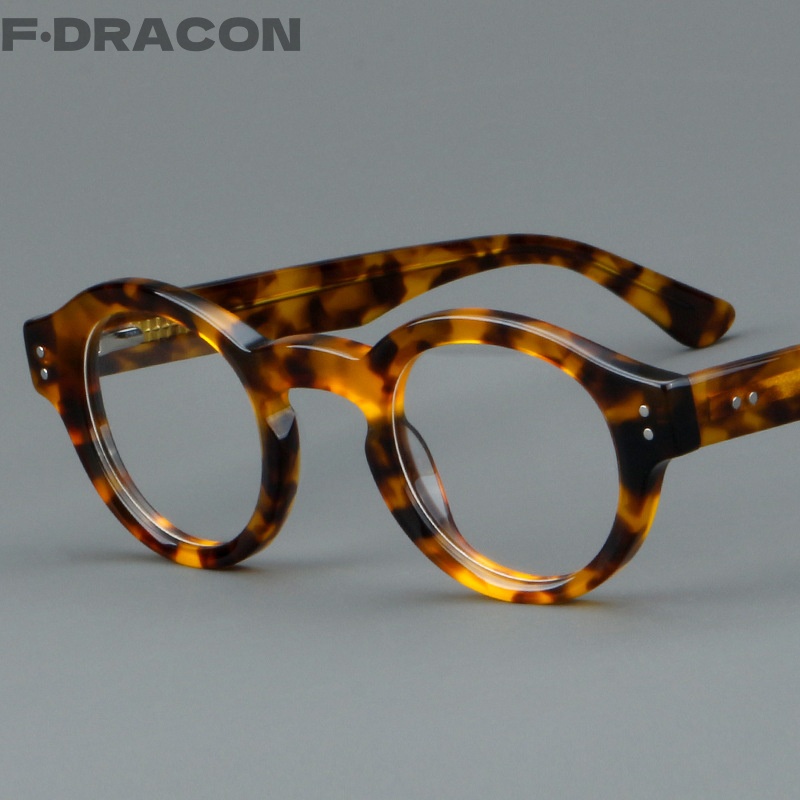 Plate Circular Eyeglass FrameRetro Ultra Light Men's Eyeglass Frame Fashionable Optical Prescription Eyeglass Frame Women 60023