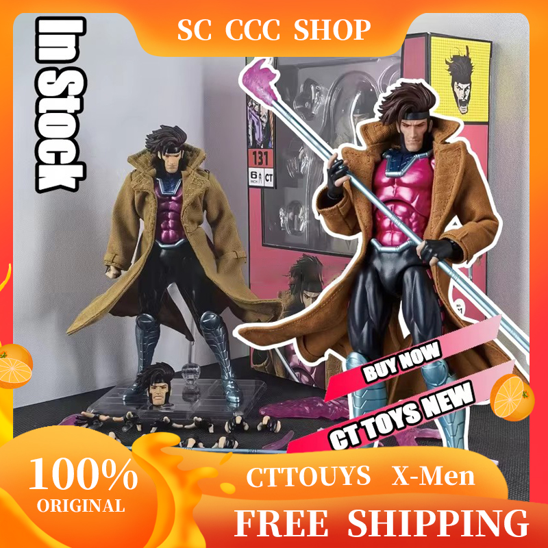 CT Toys Mafex Gambit 131X-Men Wolverine Figurka Akcji - Anime Kolekcjonerska Figurka Statuetka Model Zabawka Prezent Dla Fanów I Kolekcjonerów