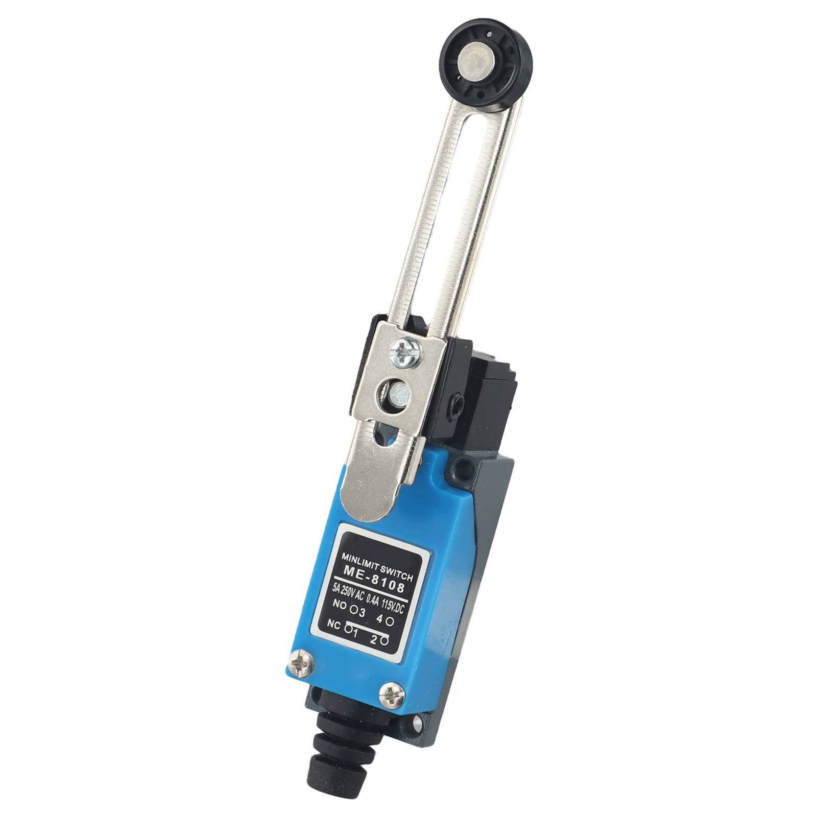 IP65 Waterproof Travel Switch ME-8108 Limit Sensor Switch Limit Switch Rotary Adjustable Roller Lever Arm Travel Switch 1NO1NC