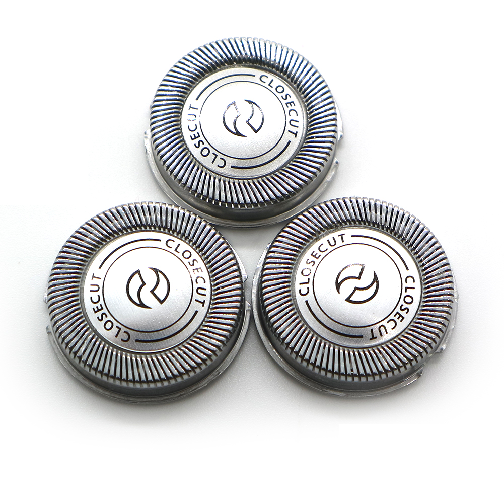 3 chiếc Thay Thế Đầu Cạo Râu cho Philips HQ56 HQ55 HQ4 + HQ3 Phản Xạ Plus HQ6843 HQ300 HQ64 HQ916 Lưỡi Cắt CloseCut Máy Cạo Râu đầu