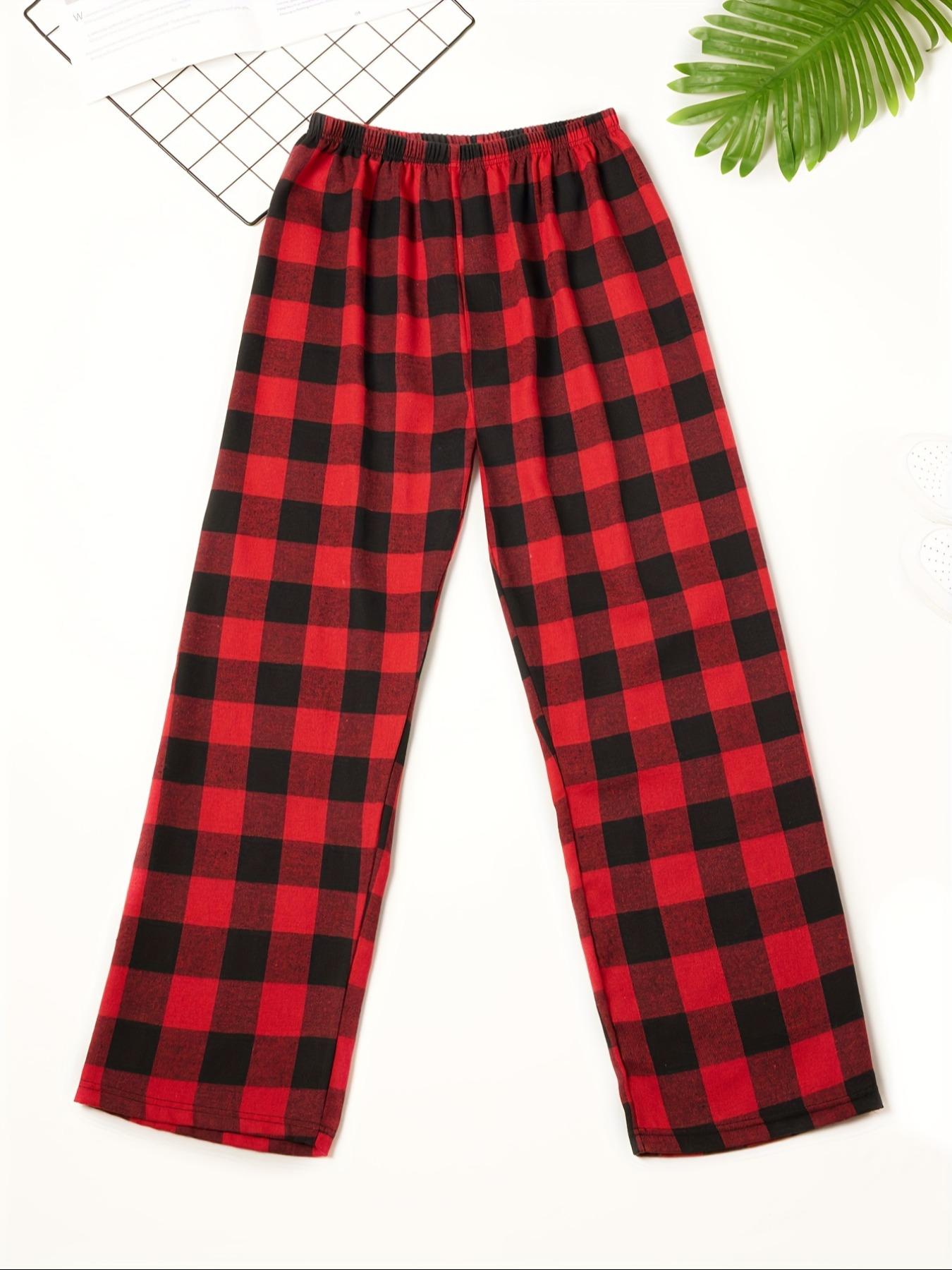 Pantalon de pyjama à carreaux pour hommes 95% Poly/5% élasthanne |   Vêtements toutes saisons extensibles et confortables |   Coupe régulière Sleep & lounge essentiel