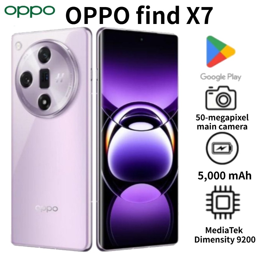 OPPO Find X7, chipset Dimensity 9300, carga rápida de 100W, doble SIM, 8+256 GB