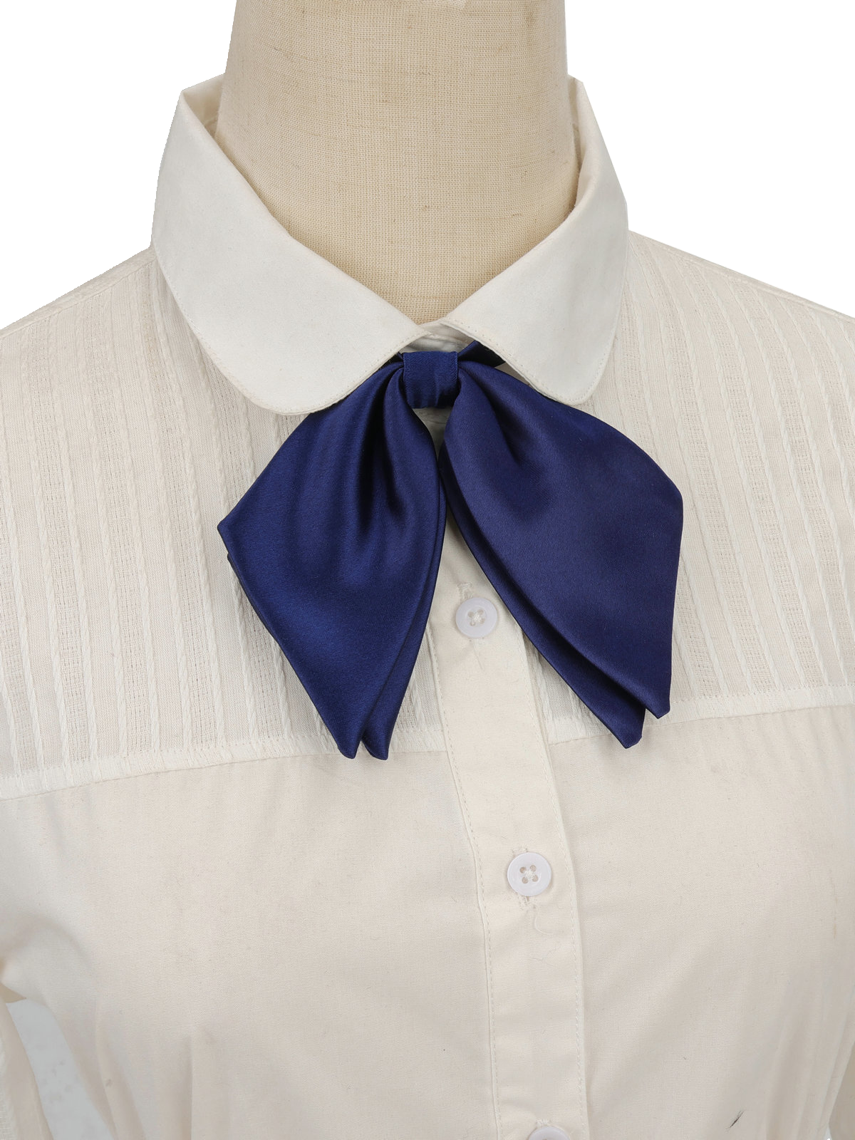 Nowy Preppy Chic JK krawat muszki solidny niebieski czerwony motyl japoński dwuwarstwowy kołnierzyk z kokardką krawat jednolite koszule akcesoria