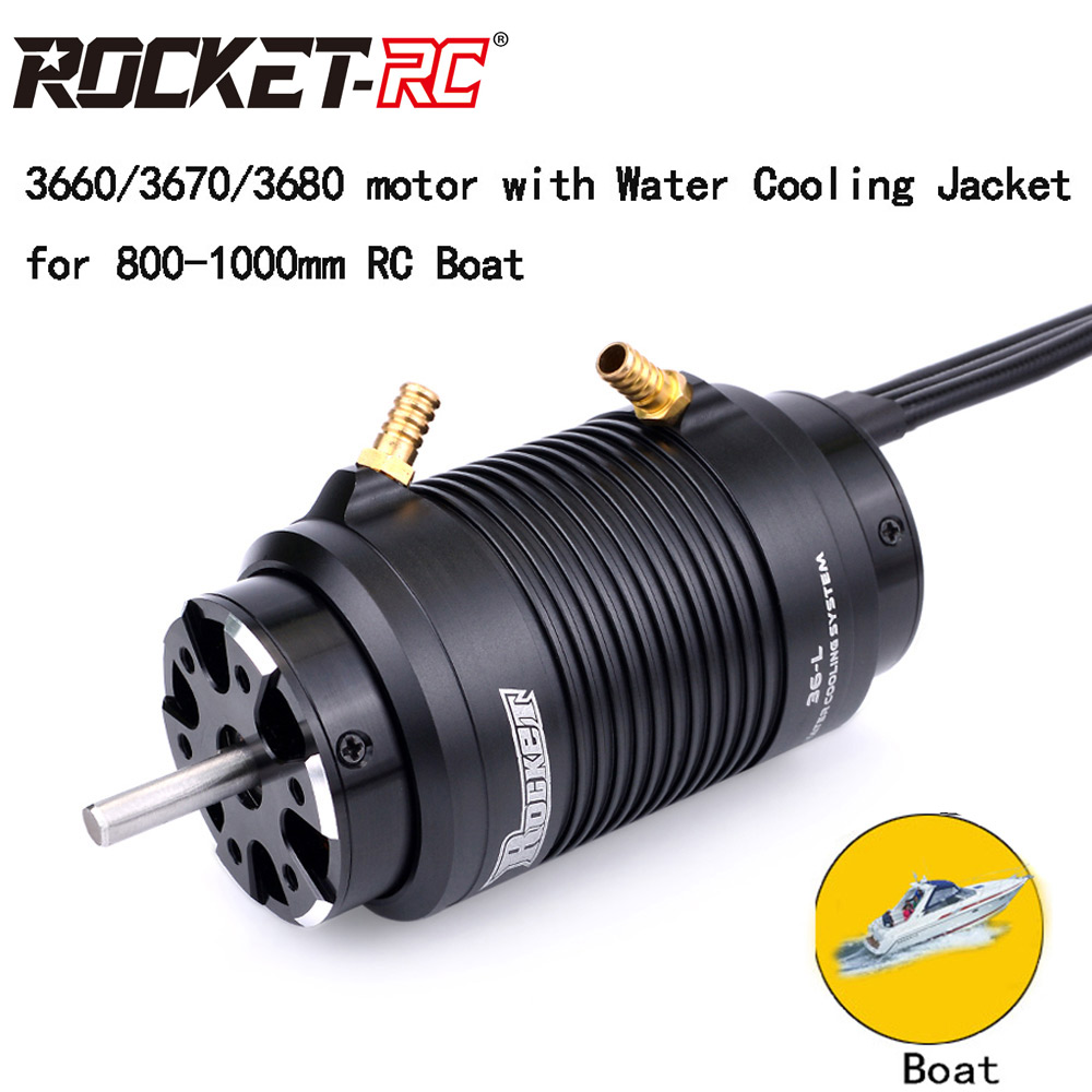 Rocket RC 3660 3670 3680 3250KV 2600KV 880KV 1100KV 4300KV Motor sem escova para barco RC M41 Catamarã Spartan 800mm-1000mm