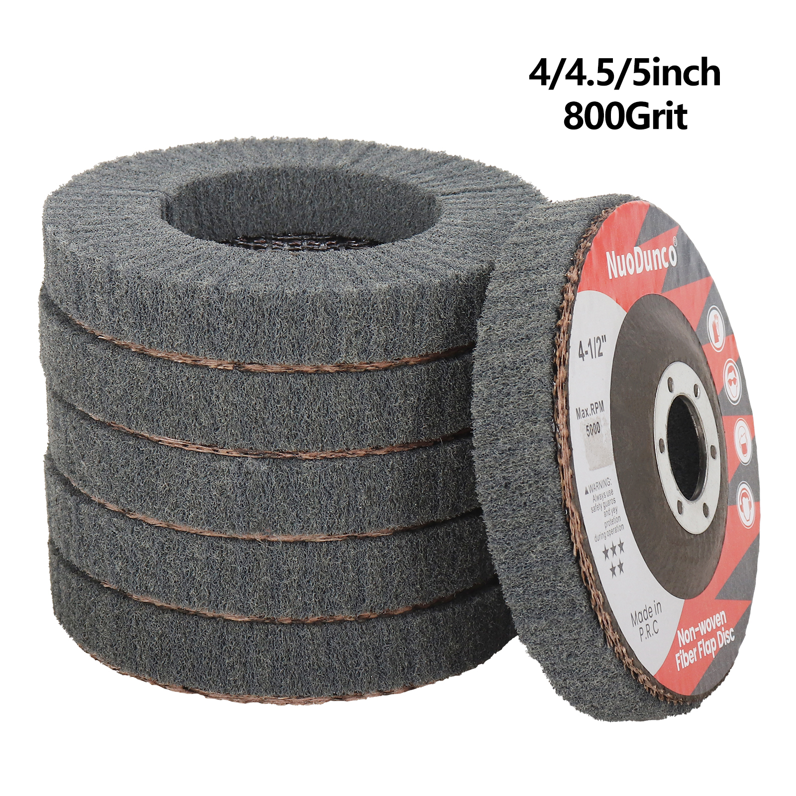 แผ่นขัดเงาใยไนลอน SIFANG ขนาด 4/4.5/5 นิ้ว 1 ชิ้น ความละเอียด 600 กริต สำหรับเครื่องเจียร สำหรับขัดไม้และโลหะ