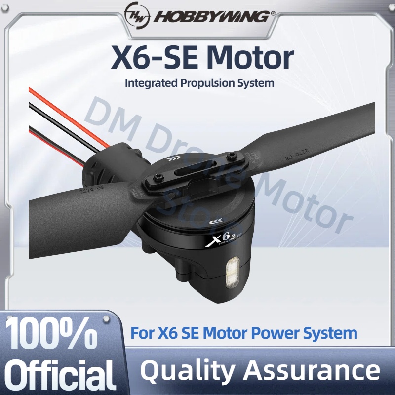 Système de propulsion intégré Hobbywing X6-SE, moteur 6208-280KV, 60A-BLDC MFP, hélice 22x7.0 pour l'entraînement et l'éducation