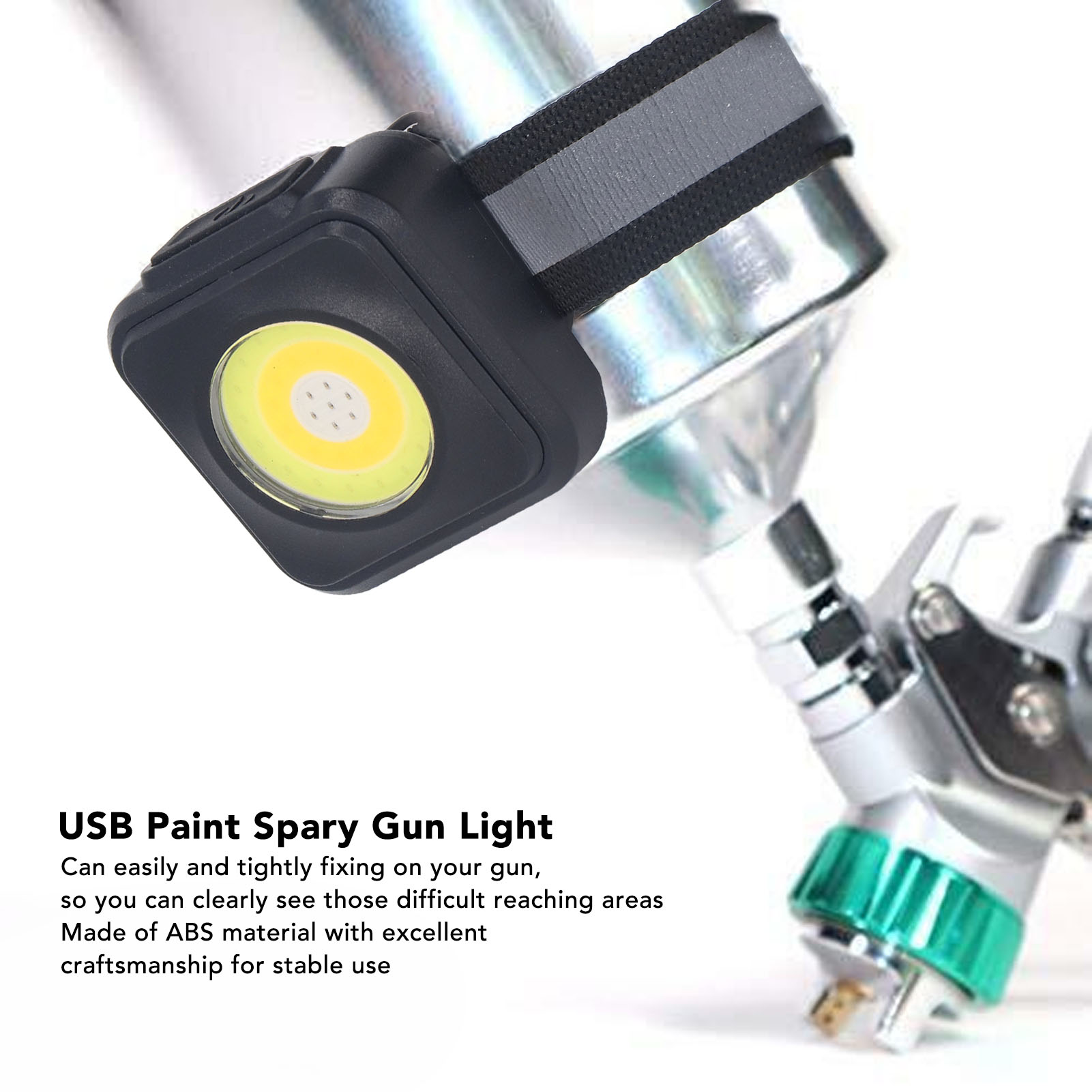 Tragbare Farbe Spary Gun Licht praktische USB-Auto Auto Sprüh farbe Pistole Licht für Garage Auto Spary Gun Licht Spary Gun Licht