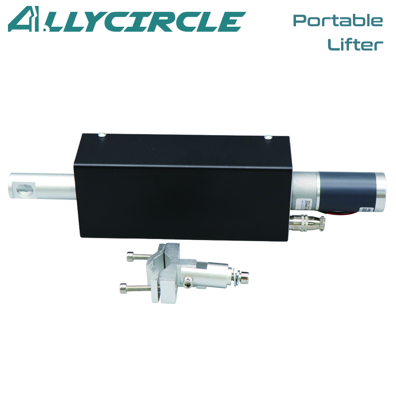 Przenośny podnośnik silnika CNC regulator wysokości palnika 100MM skok 24V DC do cięcia plazmowego CNC