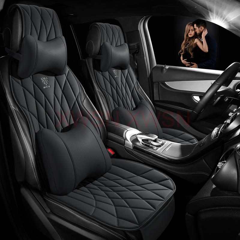 Juste de siège de voiture en cuir NNordz, style universel, coussin pour VW Golf, Passat CC, Touran, Tiguan, Toureg, Touareg, Phaeton TROC, accessoires