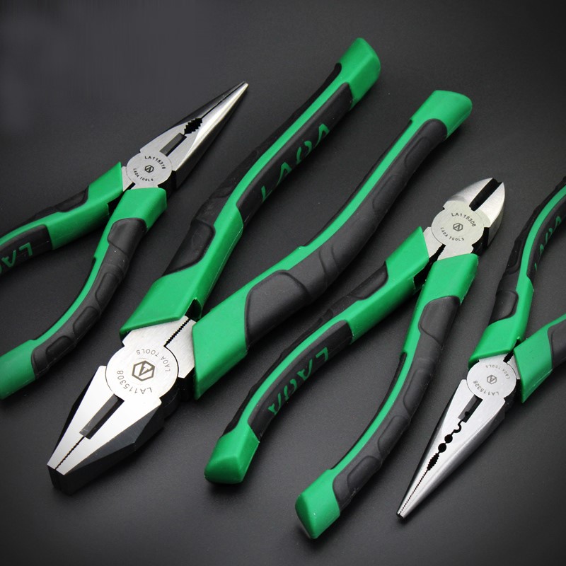 Pinza da pesca LAOA CR-V da 6 pollici tipo Giappone pinza diagonale a becco lungo tagliafili pinze da taglio laterali multi utensili