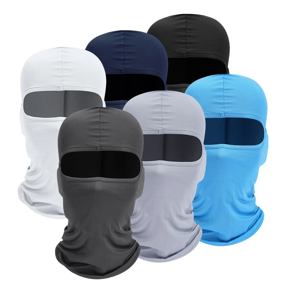 Balaclava de bicicleta masculina, máscara facial completa, caminhadas, ciclismo, à prova de vento, respirável, chapéu de proteção solar, forro de capacete de motocicleta