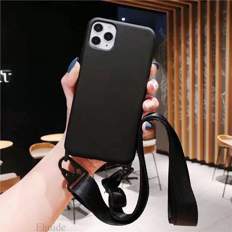 Custodia con cinturino Candy per iPhone 17 16E 16 14 15 13 11 Pro Max 12 Mini XS Plus Cordino a tracolla Corda Custodia morbida in silicone antiurto