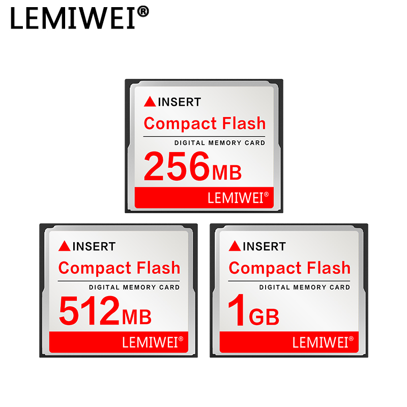 LEMIWEI CF Card 256MB 512MB 1GB Cartão Flash Compacto 2GB 4GB 8GB Cartão CF 16GB 32GB 64GB Cartão Compactflash Cartão de armazenamento para câmera