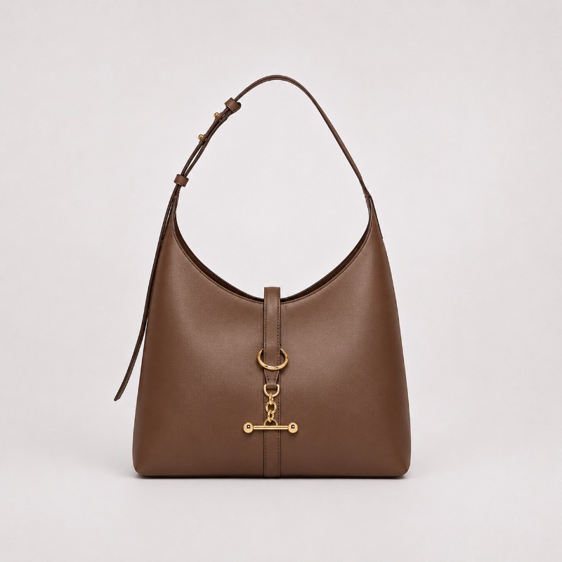 Stylowa damska skórzana torebka crossbody od słynnej luksusowej marki projektanta, popularna, klasyczna, elegancka i modna.
