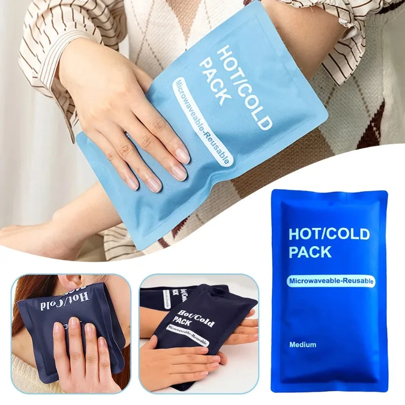 Paquete de hielo profesional, paquete enfriador de Gel reutilizable, paquete de hielo congelado caliente y frío para piernas, rodillas, dolor de cabeza, portátil, viajes al aire libre