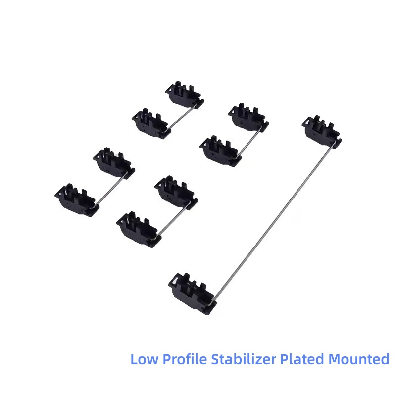 Stabilisateur à profil bas pré-lubrifié pour clavier à profil bas, axe satellite pour PCB 1.2mm 1.6mm 2u*4 6.25u*1