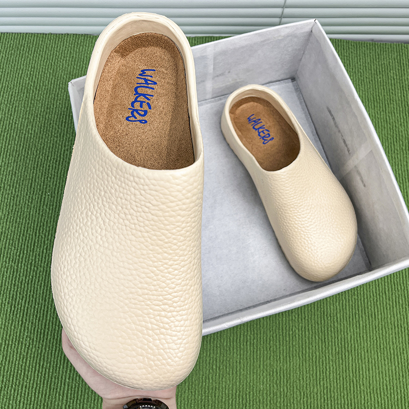 Zapatos de cocina antideslizantes, transpirables, impermeables, de verano para hombres y mujeres, zapatos de playa sin cordones, sandalias y zapatillas con punta