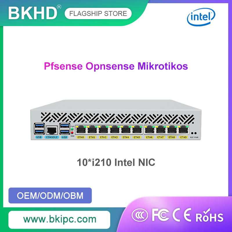 BKHD 10*i210 i7-10510U Камера визуального обнаружения Ethercat Поддержка Ros Ubuntu Linux
