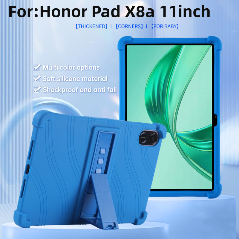 Чехол для планшета Honor Pad X8a 11 дюймов, детский, из мягкого силикона, с регулируемой подставкой, защитный чехол NDL-W09
