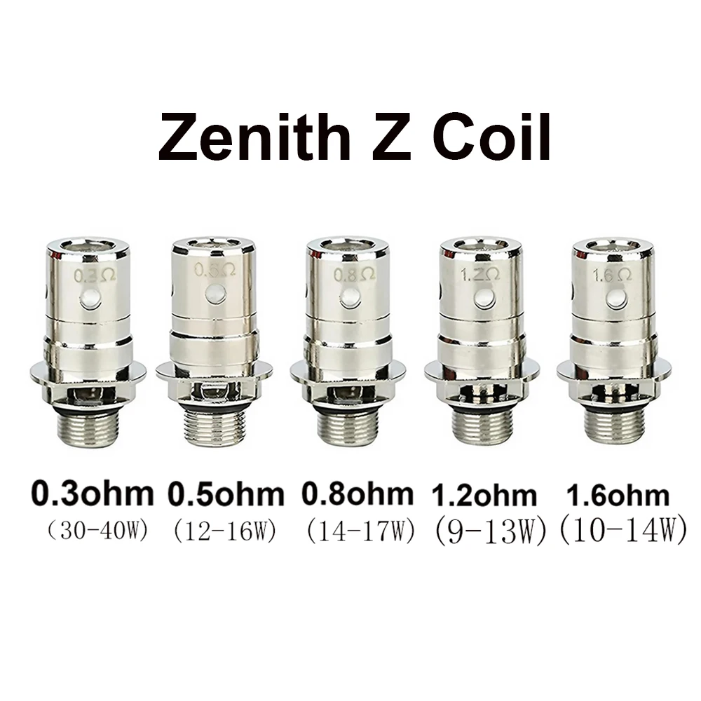 Zenith Coil Z Coils 0,3 Ohm 0,5 Ohm 0,8/1,6/1,2 Ohm Mesh Coils Kopf für Zentih D22/Zenith Pro/Zlide Tank/Kroma-Z Pods Kit