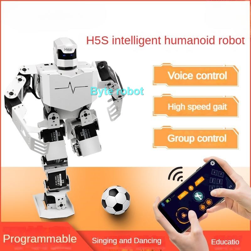 16-дневный робот в сборе RoboSoul H5S, программируемый комплект робота, обучение ходьбе, пение, танцующий робот