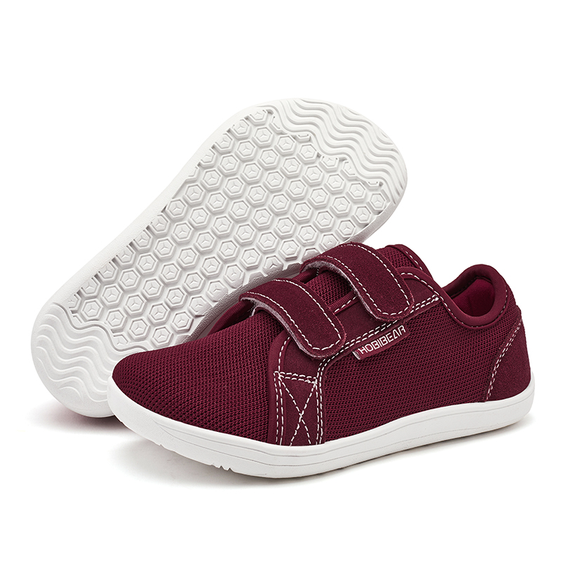 HOBIBEAR-Tênis de malha leve infantil, calçados casuais respiráveis, sapatos minimalistas com os pés descalços, pequenos e grandes, tênis infantil