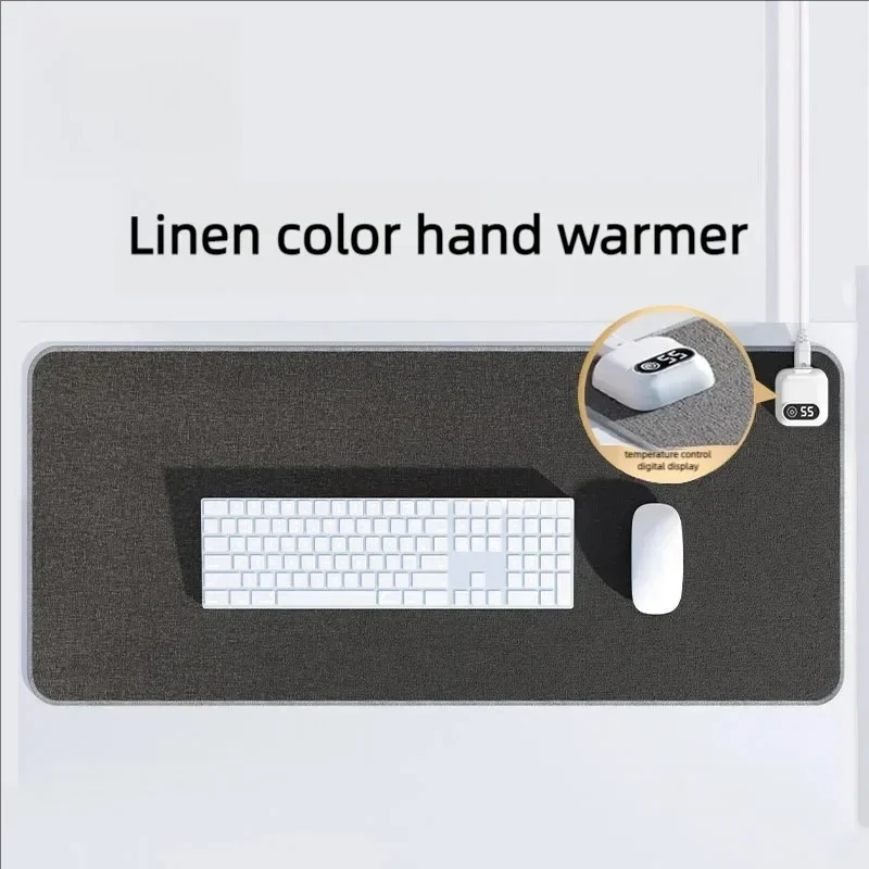 Youpin Electric Heat Mouse Pad Table Mat Display Temperature Heating Mouse Pad No Smell Warm Hand Office Desk Keyboard Winter