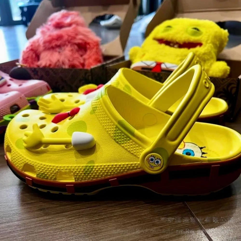 Patrick Star Schuhe Anime SpongeBob Paar Cartoon Clogs Sommer Strand Rutschfeste EVA Geschlossene Zehen Komfort Ultra Coole Neue Sandalen Geschenk