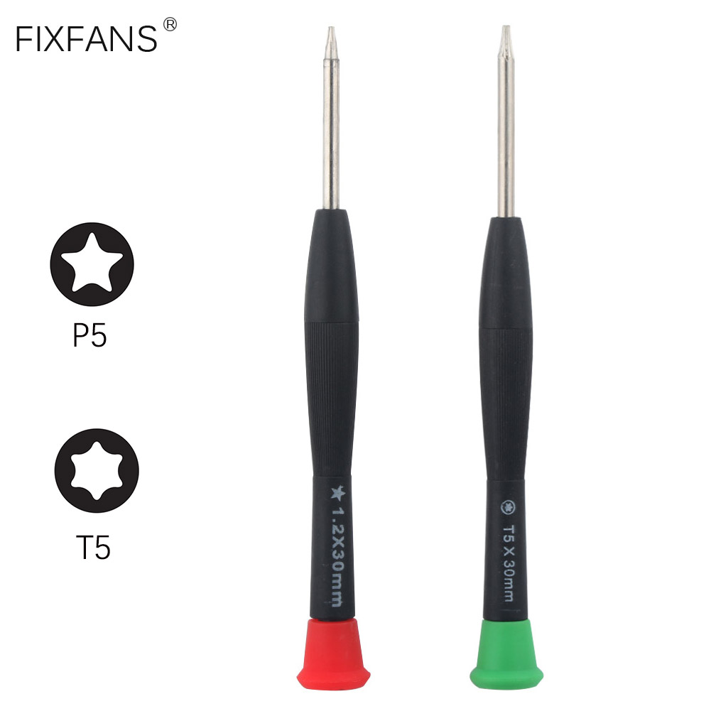 Set obeng Pentalobe P5 1.2mm 5 titik, Set Obeng bintang Torx T5 presisi untuk MacBook Pro dan Kit alat perbaikan Retina udara