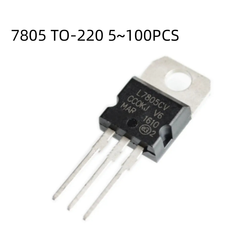 SONGXIN SAMIROB 5~100pcs LM7805 L7805CV 7805  Voltage Regulator IC ICs 5V 1.5A LDO REG TO-220