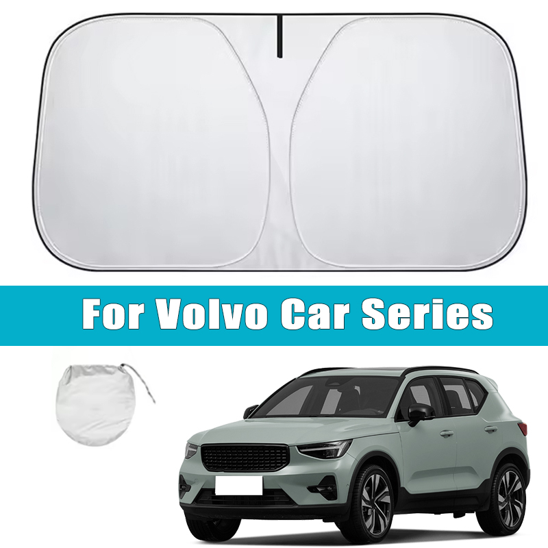 Pare-soleil pour pare-brise de voiture, protection solaire pour Volvo S40 S60 S90 V40 V60 V90 XC40 XC60 XC90 C30 C70 240 850