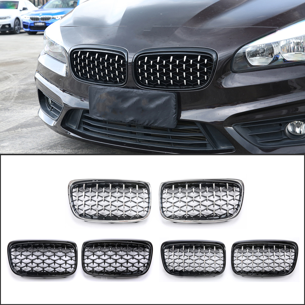 คู่เพชรสไตล์รถย่างด้านหน้ากันชนสำหรับ BMW 2 Series F45 228i 220i 235i 2013-2018รถจัดแต่งทรงผม